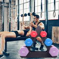 thumbnail image 2 of ForzeroDumbbell Rack, Weight Tree,Weight Rack for Dumbbells Holds 44 Pounds Weight Lifting Dumbbell for Home Dumbbell Stands Home Workout Black Dumbell Stand, 2 of 7