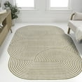 thumbnail image 4 of JONATHAN Y SHAPES 5 x 8 Area Rug, Margot Geometric Arch Stripe - Cream/Natural, SHP201B-5, 4 of 7