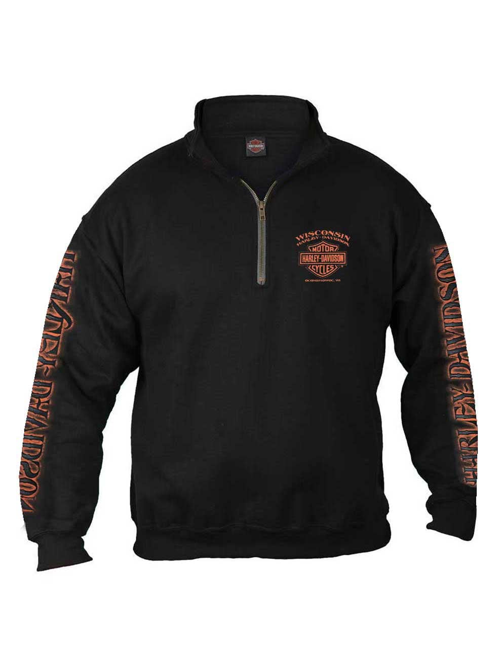 Harley-Davidson Men's Eagle Piston Full-Zip Hoodie, Motorcycle