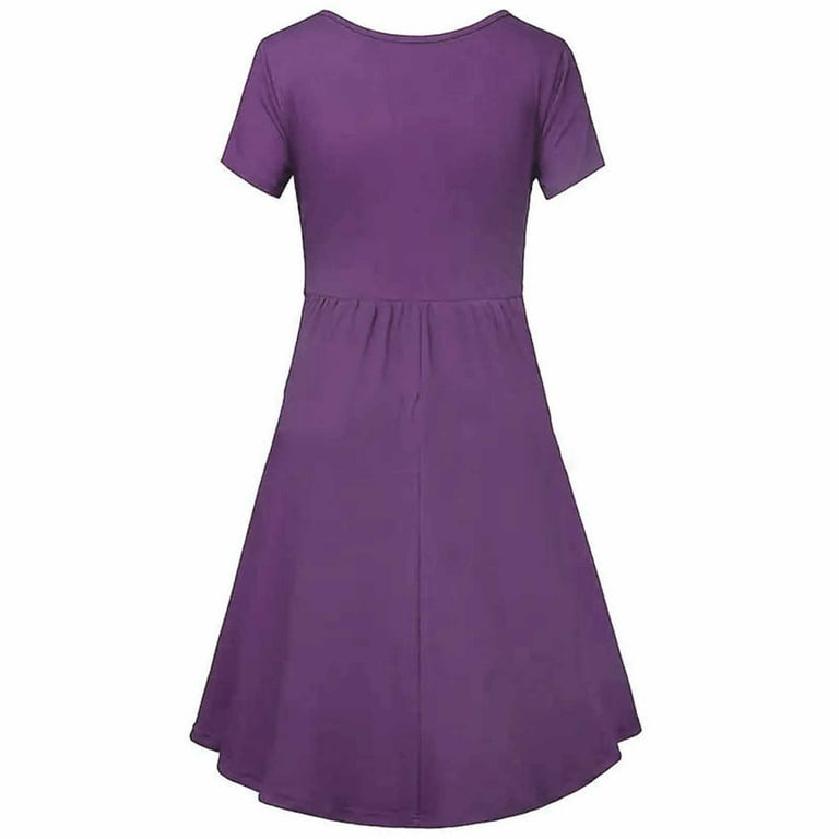 purple breastfeeding dress Holy Grail Nursing Dress - Short Sleeve - Lilac