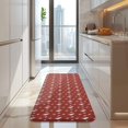 thumbnail image 4 of Red Christmas Tree Pattern Kitchen Rug Mat,Kitchen Runner Rugs Non Skid Washable,Decorative Kitchen Floor Mats for Kitchen,Sink,Laundry,17"x47.2", 4 of 7