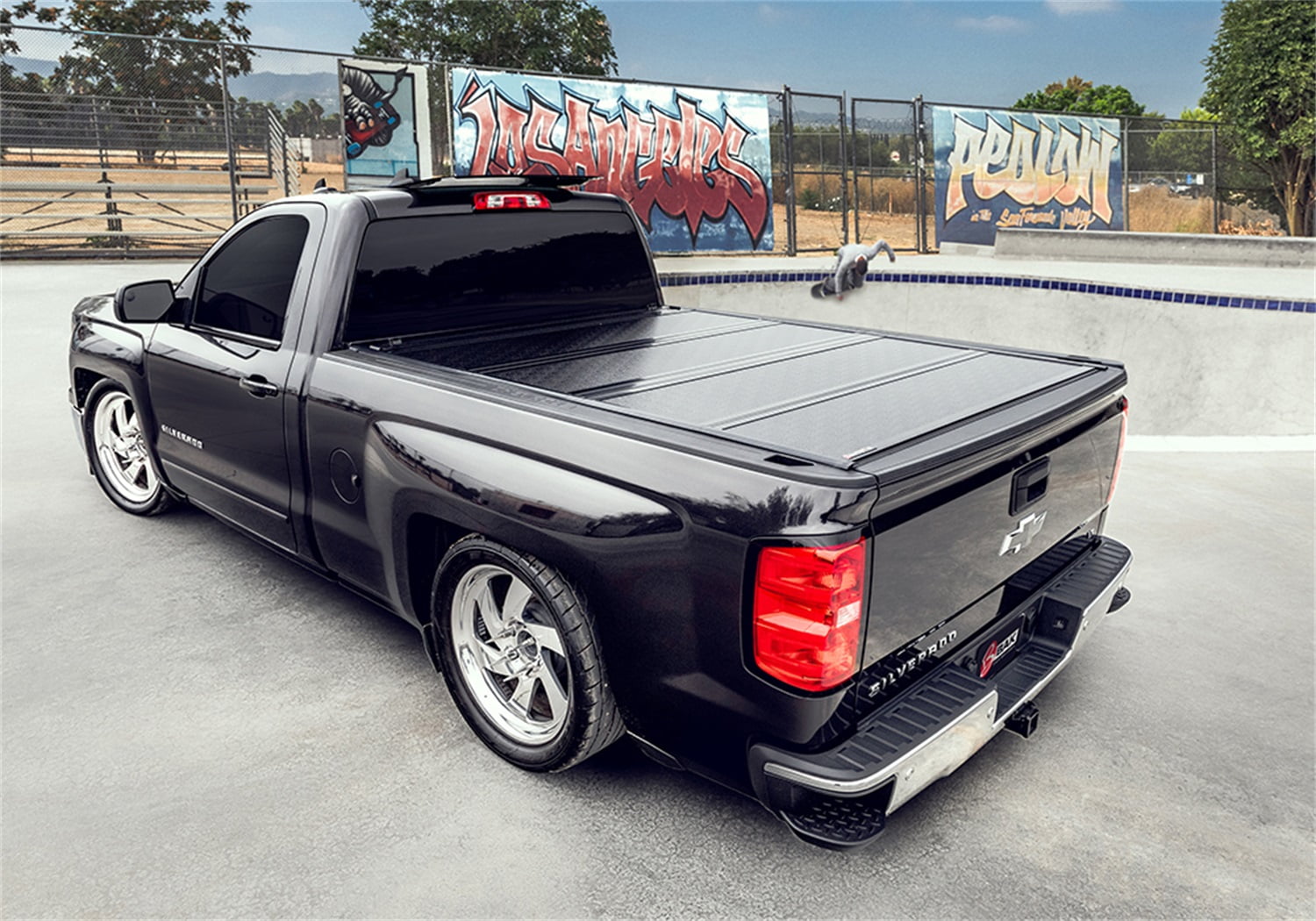Bak Industries 26100 Bakflip G2 Hard Folding Truck Bed Cover Rails Mounted Low Enough To Use Standard C Clamps Available While Supplies Last Walmart Com Walmart Com