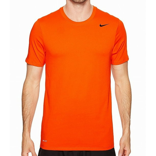 Nike - Nike NEW Orange Mens Size XL Dri-Fit Crewneck Short-Sleeve Tee T ...