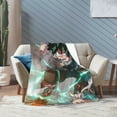 thumbnail image 6 of My Hero Academia Bed Blanket Air Conditioner Quilt Ultra Soft Flannel Blanket All Season Fuzzy Blanket Reversible Fluffy Plush Blanket 80"X60", 6 of 8