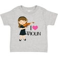 thumbnail image 3 of Inktastic Girls I Heart Violin Girls Toddler T-Shirt, 3 of 5