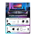 thumbnail image 5 of Bocinas Con Rgb,para Pc/tv Gamer, desmontable con Altavoz Malubero Negro, 5 of 5