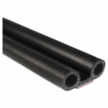 Trim-Lok Weather Seal,EPDM Rubber, Black, 25 ft L X1145BT-25