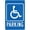 Warning Sign 4, variant on Handicapped Parking Blue Sign - 8"x12" Metal Security Tin Warning Sign, Accessibility Decor for Street Business Home Parking Lot