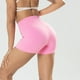 thumbnail image 2 of Gibobby Pantalones De Casuales Para Mujer Leggings elásticos de cintura alta para levantamiento de cadera para mujer, pantalones cortos de puntos para deportes, Yoga y Fitness(Rosa, M), 2 of 5