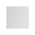 thumbnail image 2 of Fasade Easy Installation Traditional 1 Matte White Glue Up Ceiling Tile/ Ceiling Panel (12" X 12" Sample), 2 of 3