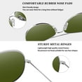 thumbnail image 5 of Joopin Pilot Sunglasses for Men Women,Lightweight Metal Frame,Polarized UV400 Protection Sun Glasses, 5 of 7