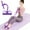 Purple - 6 Tube, variant on 21 Fitness Resistance Bands-6 Tube Pedal Ankle Puller 2025 Upgrade Stretch Bands for Exercise Sit Up Exercise Equipment AB Training Auxiliary Device Workout Equipment for Women Men(Purple - 6 Tube)