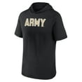thumbnail image 2 of Men's Fanatics  Black Army Black Knights Primary Logo Hoodie T-Shirt, 2 of 3