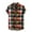 Mens T-Shirts Red, variant on Plaid Shirts for Men Lightweight Button Up Short Sleeve T-Shirts Stand Collared Boys Casual Breathable Loungewear Beach Tshirts Shirt