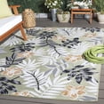 thumbnail image 2 of SAFAVIEH Cabana Blazhe Botanical Indoor/Outdoor Area Rug, Olive/Grey, 5'1" x 7'6", 2 of 17