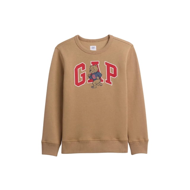 Sudadera GAP para Niños con Logo Color Camel Talla S