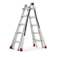 thumbnail image 1 of Lift Ladders 22 Foot Reach 5 in 1 Multi Position Aluminum Step Ladder, Silver, 1 of 12