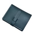 thumbnail image 1 of Carteras de mano hechas a mano, organizador de tarjetas con clip para billetes, verde, 1 of 5