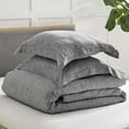 thumbnail image 5 of Levtex Home 100% Linen - Twin Duvet Cover - Washed Linen in Heathered Stone - Duvet Cover Size (68 x 88in.), 5 of 7