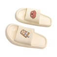 thumbnail image 1 of maskred Fashionable Men Slippers - Lightweight And Comfortable Easy To Clean Soft Thick Bottom Stylish Platform Open Toe White 38/39.1, 1 of 6