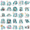 thumbnail image 4 of Pegatinas Hatsune Miku Anime, paquete de 65 unidades, dibujos animados decorativos, 4 of 5