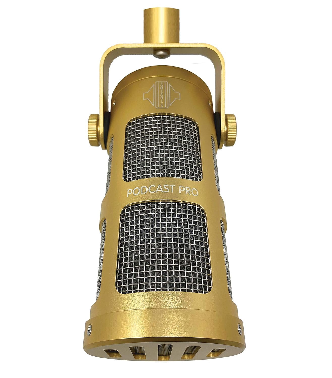 Sontronics Podcast Pro - Dynamic Podcast / Streaming / Broadcast / Gaming Microphone. Gold