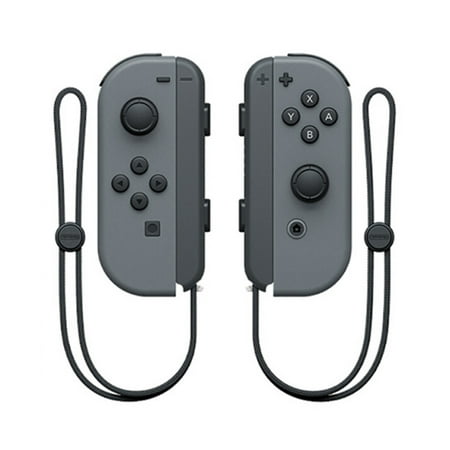 Switch Wireless Controllers with Hand Strap Replacement Wireless Gamepad Joy-con Dual Vibration (Grey)