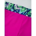 thumbnail image 6 of YiZYiF Girls 2PCS Tankini Swimsuit Bowknot Back Tops with Wide Elastic Waistband Bottoms Bathing Suit Leopard Rose 4, 6 of 7