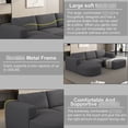 thumbnail image 3 of Compressed Memory Foam Sofa / Quick Recovery, Customizable Layout, 3 of 5