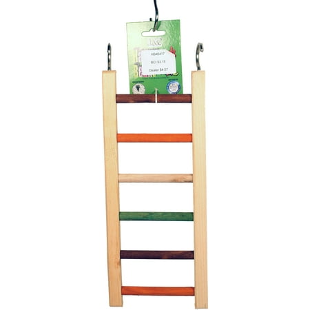 - HAPPY BEAKS WOODEN HANGING LADDER