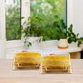 thumbnail image 5 of 1 Set 100Pcs Plastic 50g Square Egg-Yolk Puff Packing Box Moon Cake Box, 5 of 6