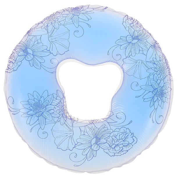 Almohada de masaje facial, almohada boca abajo, almohada de masaje de silicona, almohada para reposacabezas facial
