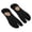Black, variant on 1 Pair of Socks Men's Toes 2 Invisible Foot Guards Socks Low Cut , Black, as described