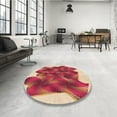 thumbnail image 4 of Ahgly Company Machine Washable Indoor Rectangle Transitional Crimson Red Area Rugs, 4' x 6', 4 of 7