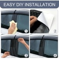 thumbnail image 7 of 2PCS B Pillar Sticker Decal, Gloss Vinyl Decal Set, Waterproof USA Flag Personalized Vehicle Door Window Pillar Decals, Car American Flag Vinyl Wrap for Side Door Trim Decoration, 7 of 7
