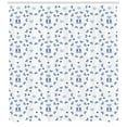 thumbnail image 3 of Ambesonne Cartoon Shower Curtain, Ribbons Teddy Bears, 69"Wx84"L, Purple Grey Navy Blue, 3 of 3