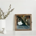 thumbnail image 2 of Carbonized Black Shadow Box Frame Real Glass Window Door with Hinge 8 x 8, 2 of 6