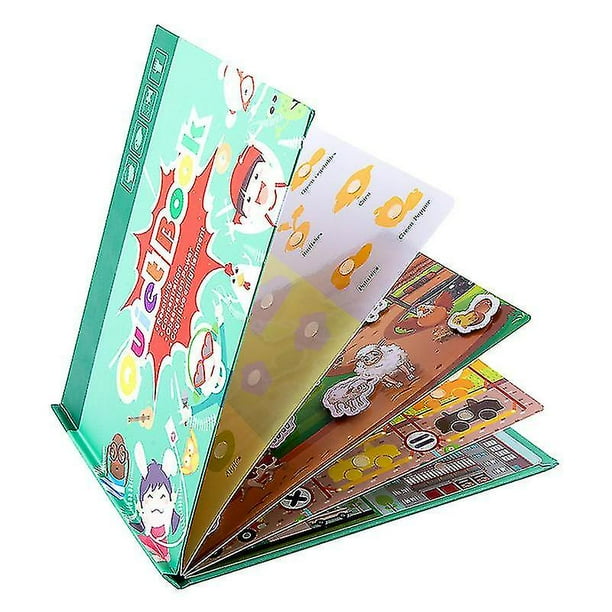 Montessori Velcro Quiet Book Toy Binder Busy Book Paste Matching