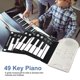 thumbnail image 1 of Juguetes para Niñas Piano Enrollable Flexible Portátil XWSHYW de 49 Teclas Teclado Electrónico Suave, 1 of 2