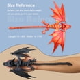 thumbnail image 3 of Dragon Toy LeHuoMaker con diseño de dragón impreso en 3D con alas, seda dorada, 3 of 9