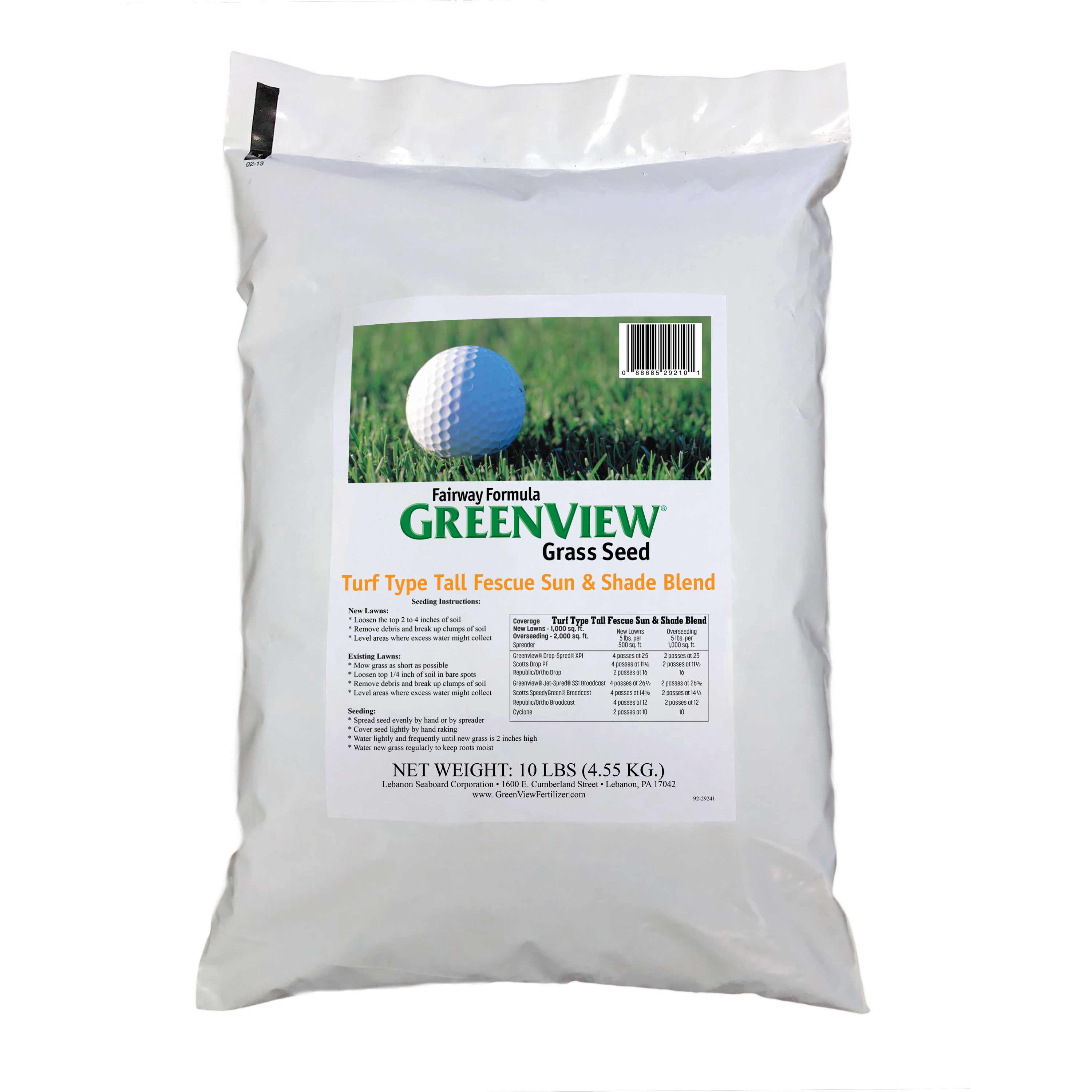GreenView Fairway Formula Turf Type Tall Fescue Sun & Shade Grass Seed