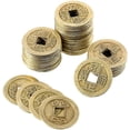 thumbnail image 3 of Monedas chinas de la fortuna de 1 pulgada Monedas Feng Shui I-ching Monedas chinas de la buena suerte Moneda antigua de la dinastía china (180), 3 of 5