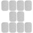 thumbnail image 3 of CIMAXIC Bathroom Soap Tray Small Soap Dish White Pvc 10Pcs 4.3X3.0X0.3In, 3 of 8