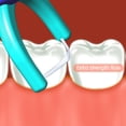 thumbnail image 4 of Hilo dental T.Smile con mango de 12,7 cm + 100 repuestos extra resistentes, 4 of 8