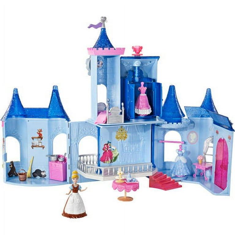 Cinderella.castledisney Princess Castle Building Blocks Set - 8pcs Fairy  Tale Figures