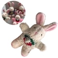 thumbnail image 2 of Bottone Lovely Plush Necklace Rabbit Charm Keychains Cute Plush Ornament Pendant Bag Charm Car Keyring Backpack Decoration, 2 of 7