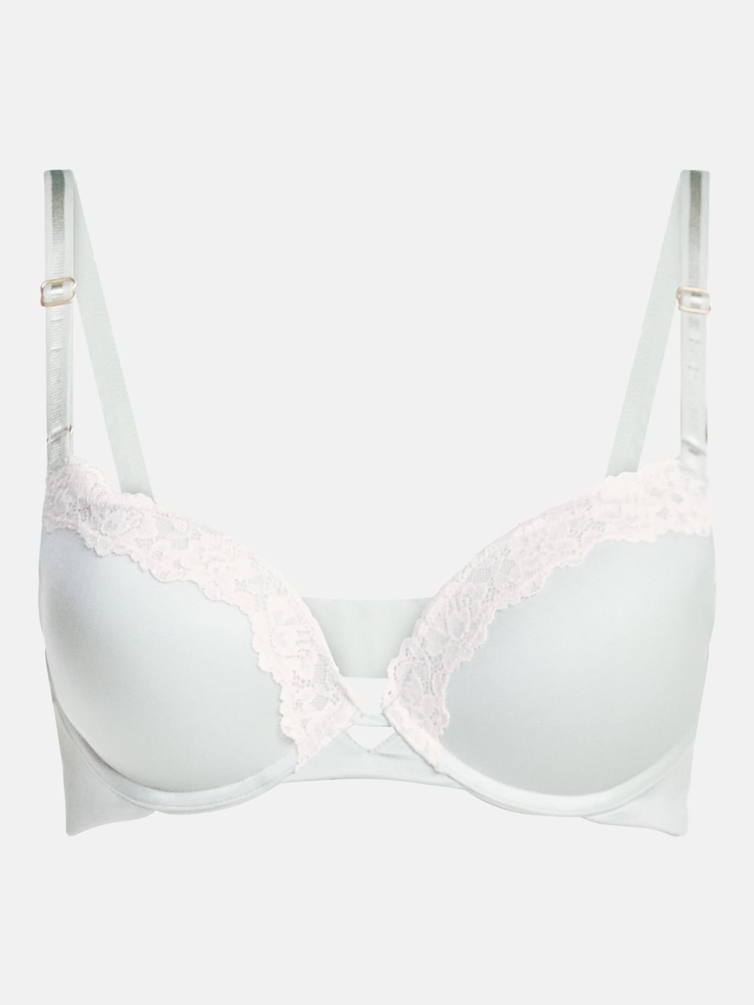 Joyspun Women's Shine and Lace Push Up Bra, Sizes 34A-40D