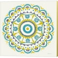 thumbnail image 1 of Great Art Now Lakai Circle VI Blue and Yellow by Kathrine Lovell Canvas Wall Art, 1 of 2