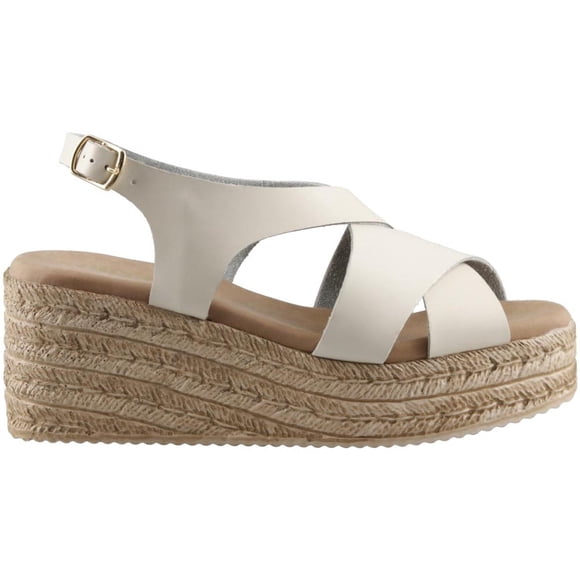 Sandalias Mujer Miracol by Mama Lola Plataforma beige 23