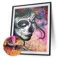 thumbnail image 2 of Diamond Drill 5D DIY Painting Skull Girl Kits Full Round Wall Decor Art (L3447) FLhrweasw Nuevo, 2 of 9